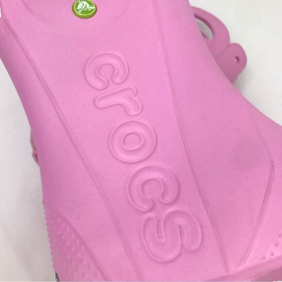 CROC Handle It Pink Lightweight Waterproof Shorty Boots - Picture 11 of 16